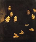 Theodule Ribot At the Sermon Sweden oil painting artist